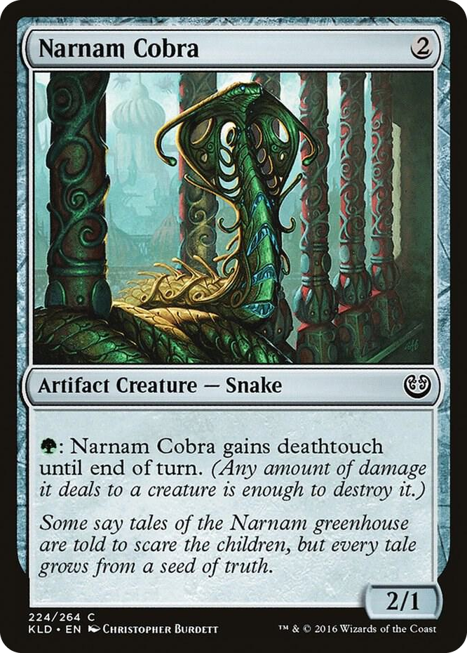 Narnam Cobra #224 C - Kaladesh Pokemon card