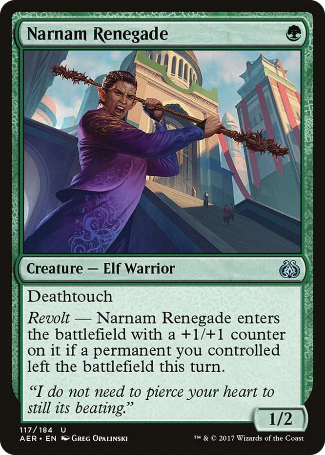 Narnam Renegade #117 U - Aether Revolt Pokemon card