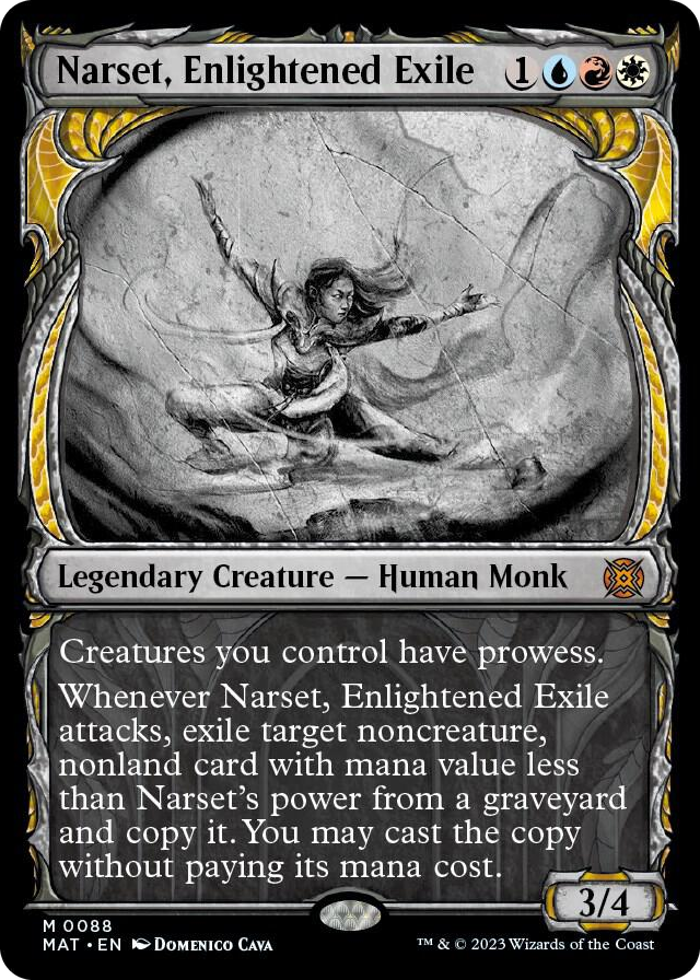 Narset, Enlightened Exile (Showcase) #88 M - March of the Machine: The Aftermath Pokemon card