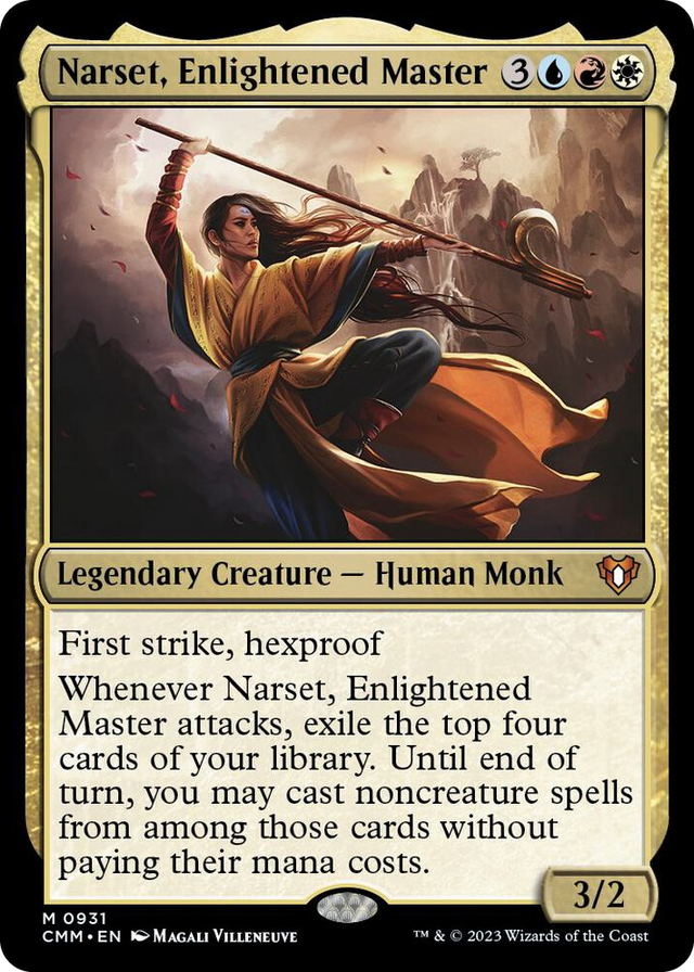 0931 Narset, Enlightened Master M Commander Masters