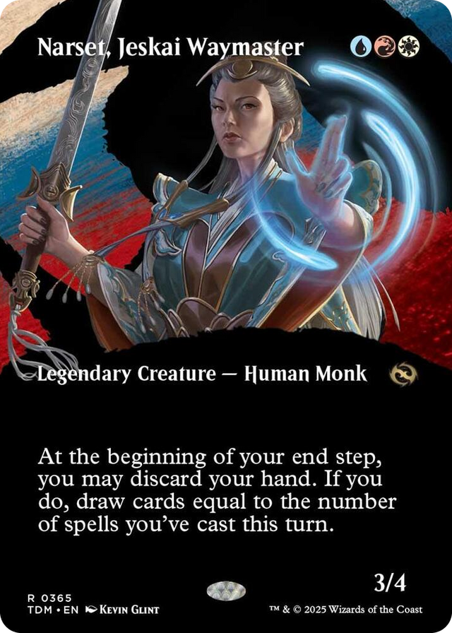 0365 Narset, Jeskai Waymaster (Borderless) R Dragonstorm