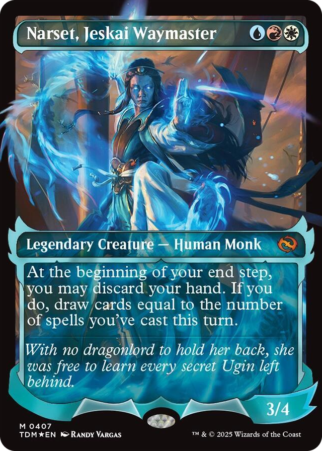 0407 Narset, Jeskai Waymaster (Showcase) M Dragonstorm
