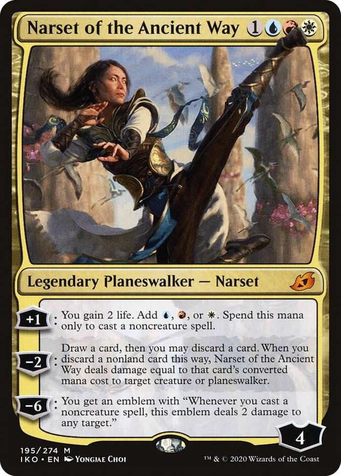 0195 Narset of the Ancient Way M Lair of Behemoths