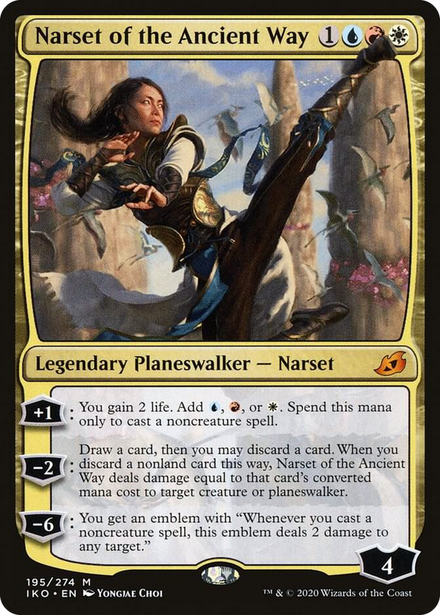 0195 Narset of the Ancient Way M Lair of Behemoths