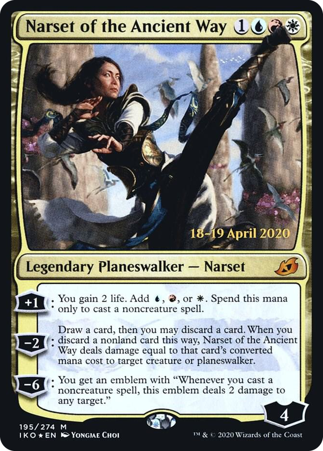 0195 Narset of the Ancient Way M Prerelease Cards