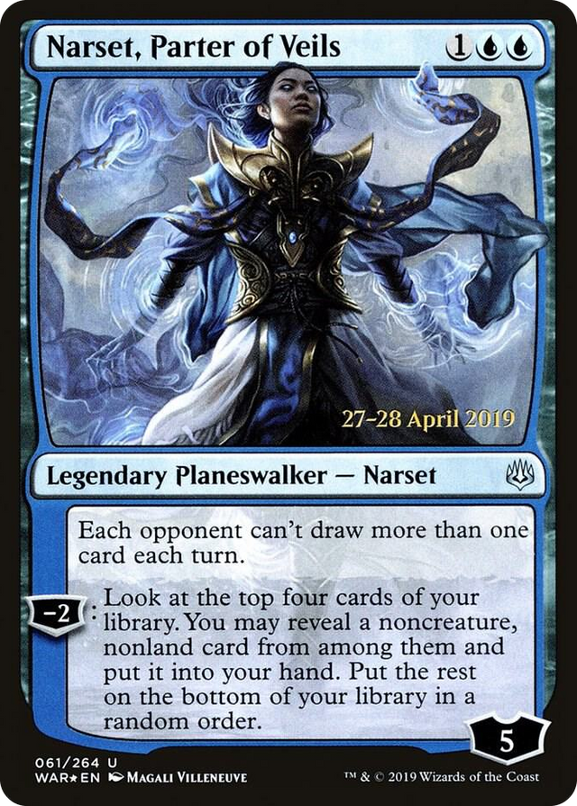 0061 Narset, Parter of Veils U Prerelease Cards