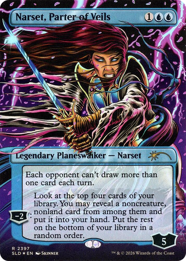 2397 Narset, Parter of Veils (2397) R Secret Lair Drop Series