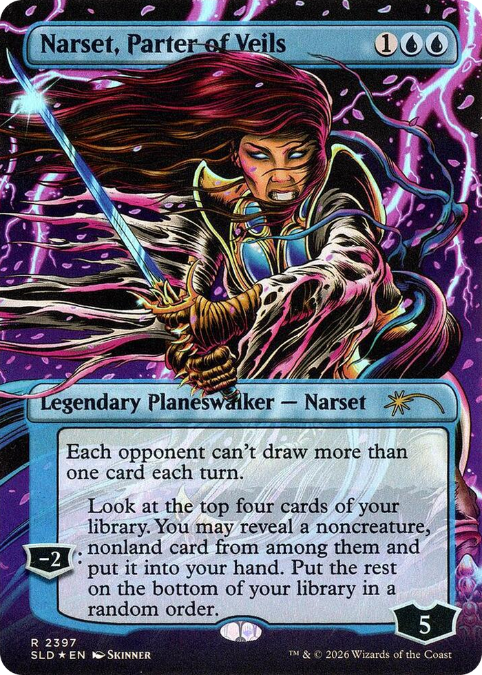 Narset, Parter of Veils (2397) #2397 R - Secret Lair Drop Series Pokemon card