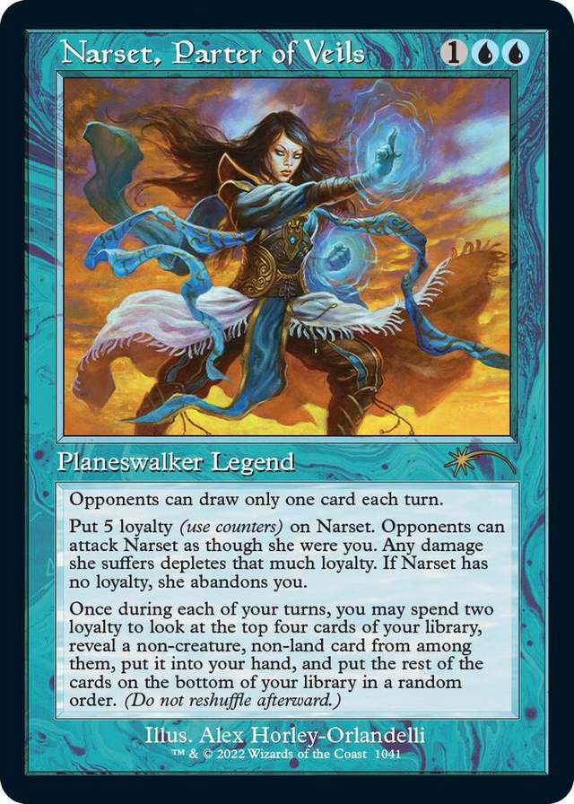 1041 Narset, Parter of Veils (Retro Frame) R Secret Lair Drop Series