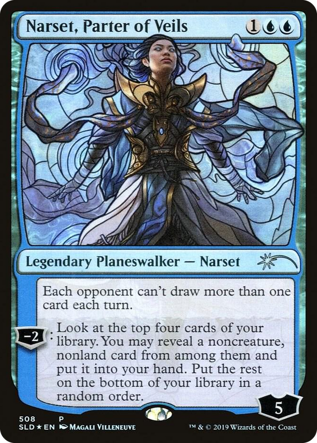 0508 Narset, Parter of Veils (Stained Glass) P Secret Lair Drop Series