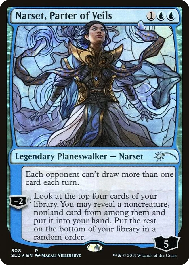 0508 Narset, Parter of Veils (Stained Glass) P Secret Lair Drop Series