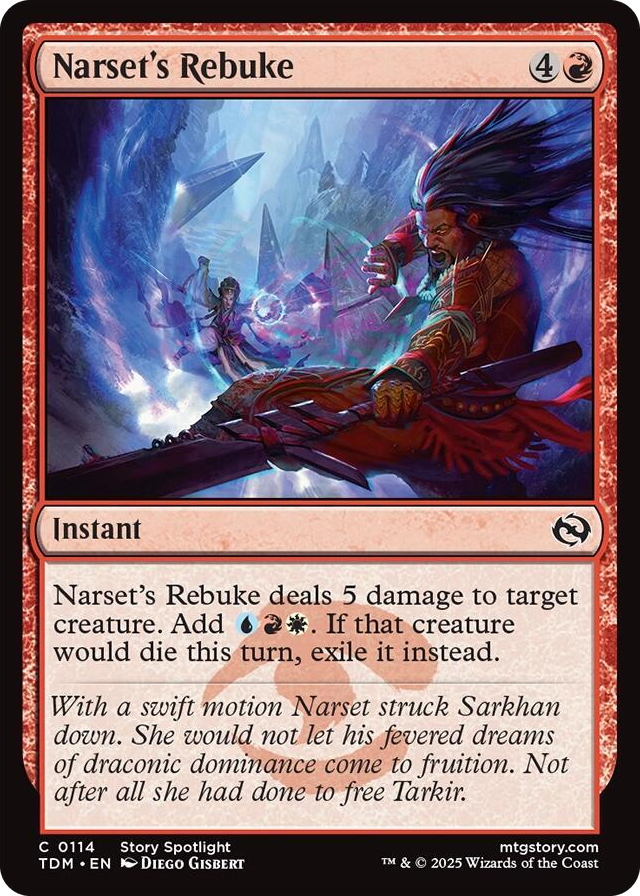 0114 Narset's Rebuke C Dragonstorm