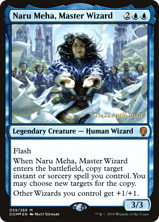 0059 Naru Meha, Master Wizard M Prerelease Cards