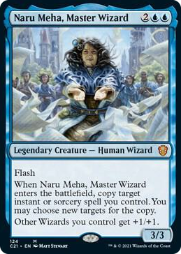 0124 Naru Meha, Master Wizard M Commander 2021