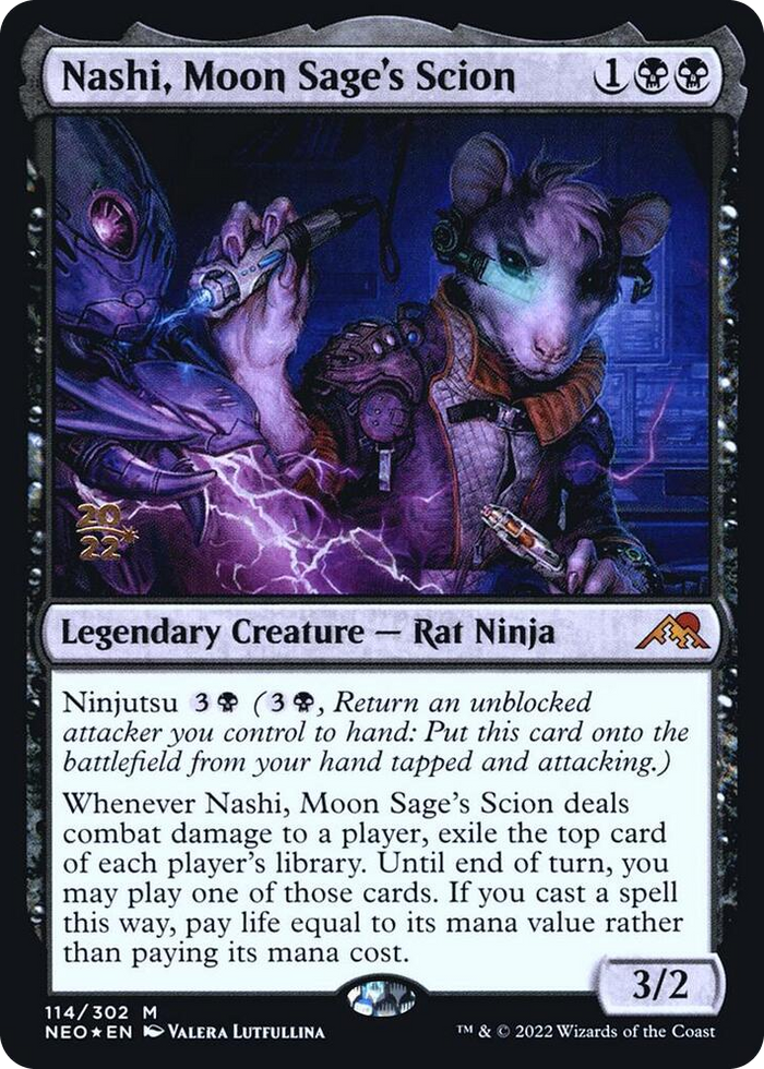 Nashi, Moon Sage's Scion #114 M - Prerelease Cards Pokemon card