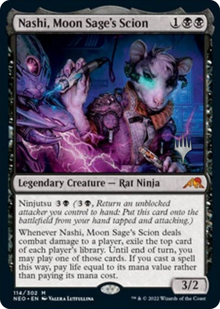 0114 Nashi, Moon Sage's Scion M Promo Pack: Kamigawa: Neon Dynasty