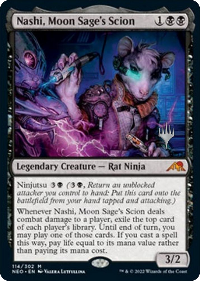 0114 Nashi, Moon Sage's Scion M Promo Pack: Kamigawa: Neon Dynasty