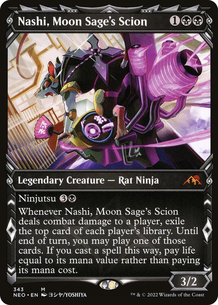 0343 Nashi, Moon Sage's Scion (Showcase) M Kamigawa: Neon Dynasty