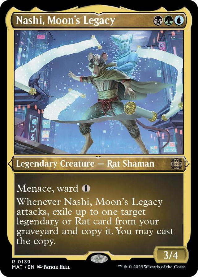 0139 Nashi, Moon's Legacy (Foil Etched) R March of the Machine: The Aftermath