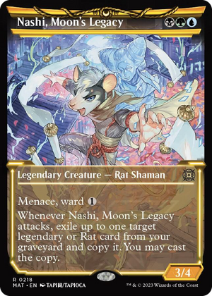 0218 Nashi, Moon's Legacy (Halo Foil) R March of the Machine: The Aftermath