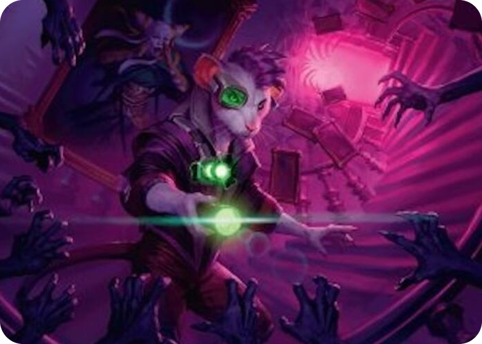 Nashi, Searcher in the Dark Art Card (21/54) #21 S - Art Series: Duskmourn: House of Horror Pokemon card