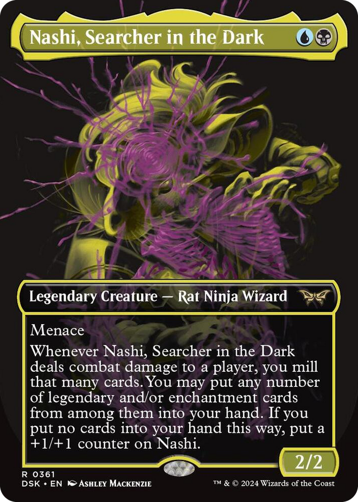 Nashi, Searcher in the Dark (Showcase) #361 R - Duskmourn: House of Horror Pokemon card
