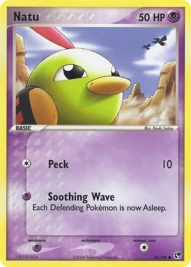 0069 Natu Common EX Battle Stadium