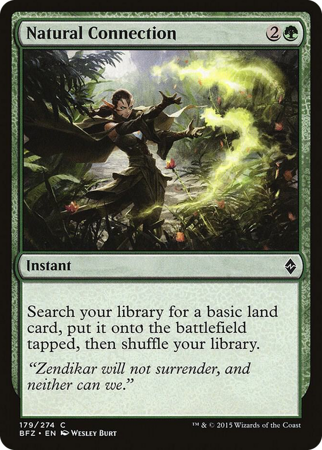 0179 Natural Connection C Battle for Zendikar
