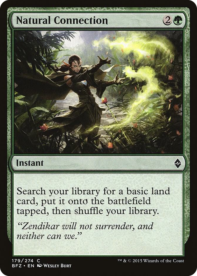 Natural Connection #179 C - Battle for Zendikar Pokemon card