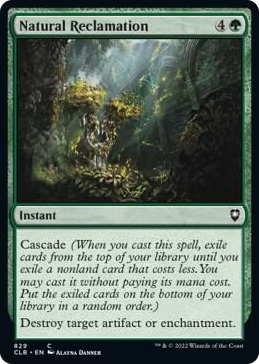 0829 Natural Reclamation C Commander Legends: Battle for Baldur's Gate