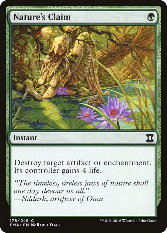 Nature's Claim #178 C - Eternal Masters Pokemon card