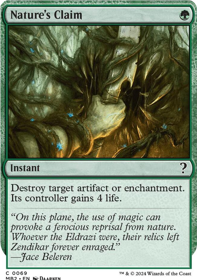 0069 Nature's Claim (White Border) C Mystery Booster 2