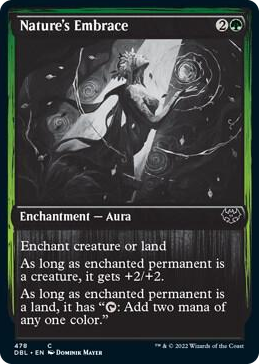 Nature's Embrace #478 C - Innistrad: Double Feature Pokemon card