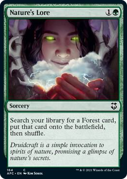 0164 Nature's Lore C Commander: Adventures in the Forgotten Realms