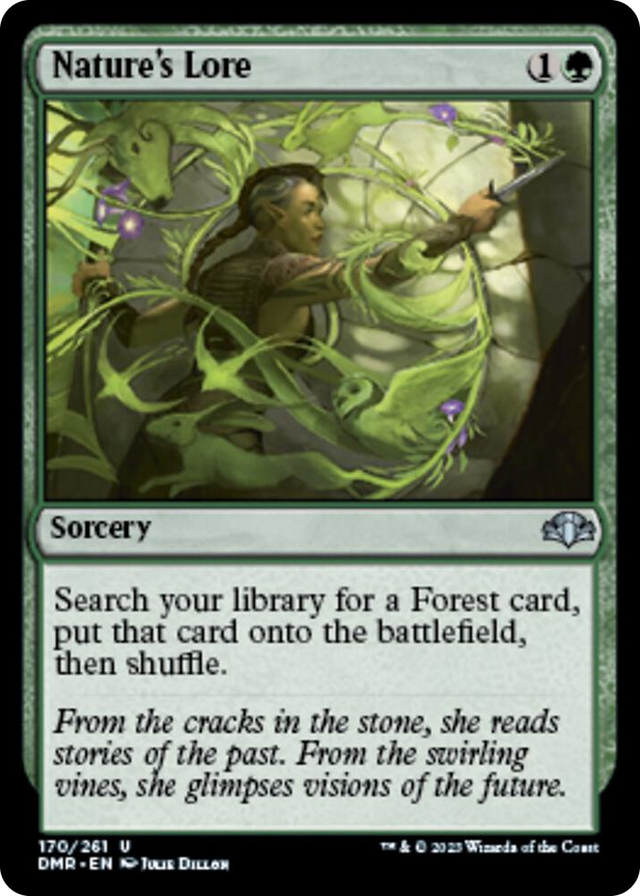 0170 Nature's Lore U Dominaria Remastered