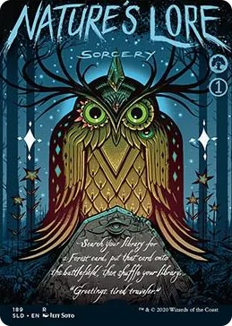 0189 Nature's Lore (189) R Secret Lair Drop Series