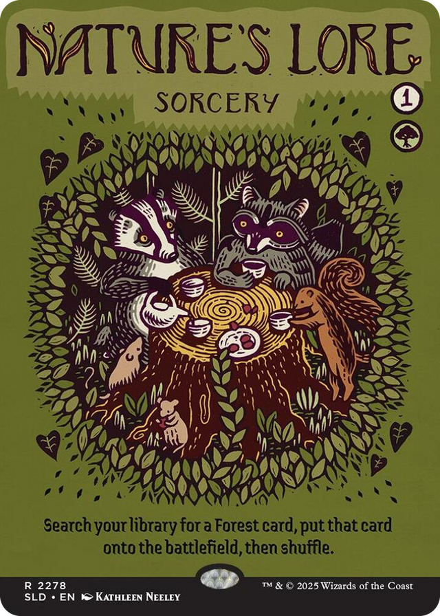 2278 Nature's Lore (2278) R Secret Lair Drop Series