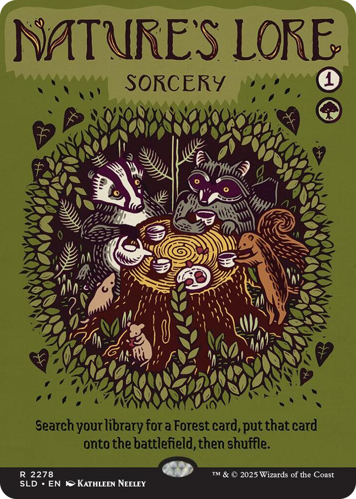 Nature's Lore (2278) #2278 R - Secret Lair Drop Series Pokemon card