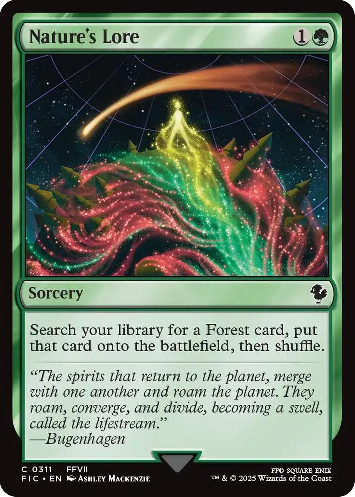 0311 Nature's Lore C Commander: FINAL FANTASY