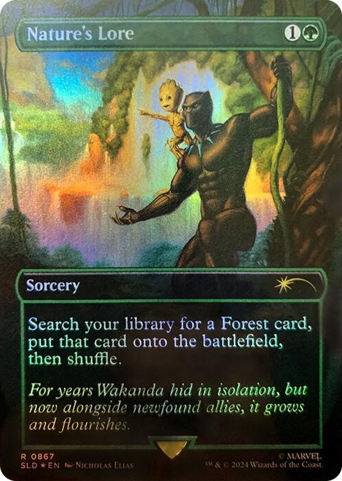 0867 Nature's Lore (867) (Rainbow Foil) R Secret Lair Drop Series