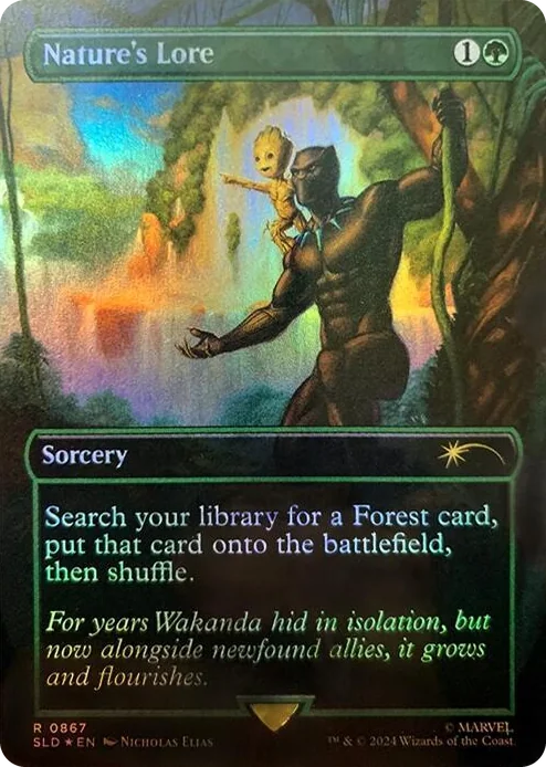 0867 Nature's Lore (867) (Rainbow Foil) R Secret Lair Drop Series