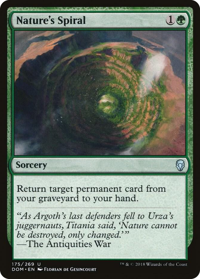0175 Nature's Spiral U Dominaria