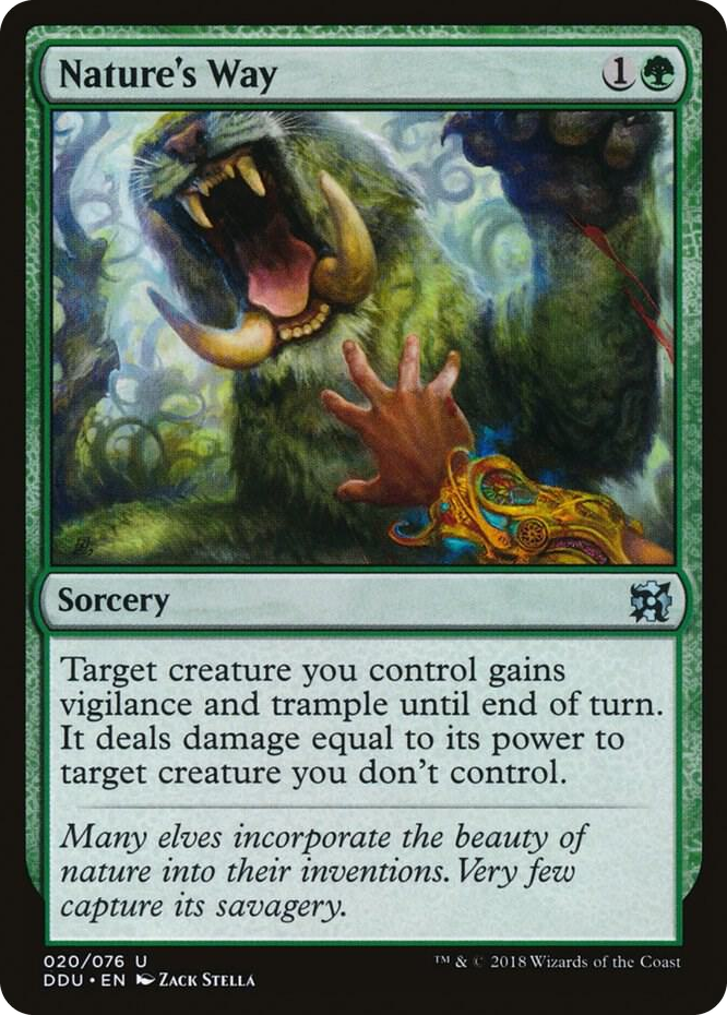 0020 Nature's Way U Duel Decks: Elves vs. Inventors