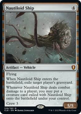 Nautiloid Ship #328 M - Commander Legends: Battle for Baldur's Gate Pokemon card