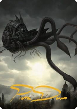 0080 Nautiloid Ship Art Card (Gold-Stamped Signature) S Art Series: Commander Legends: Battle for Baldur's Gate