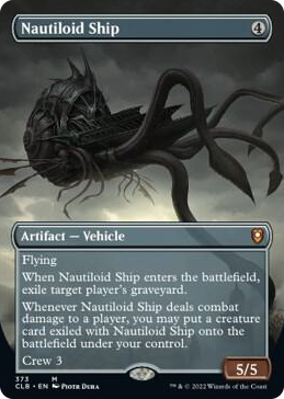 0373 Nautiloid Ship (Borderless) M Commander Legends: Battle for Baldur's Gate