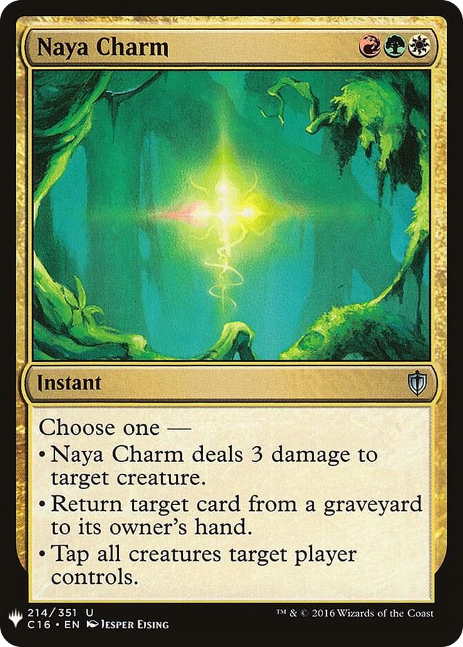 Naya Charm #214 U - The List Reprints Pokemon card