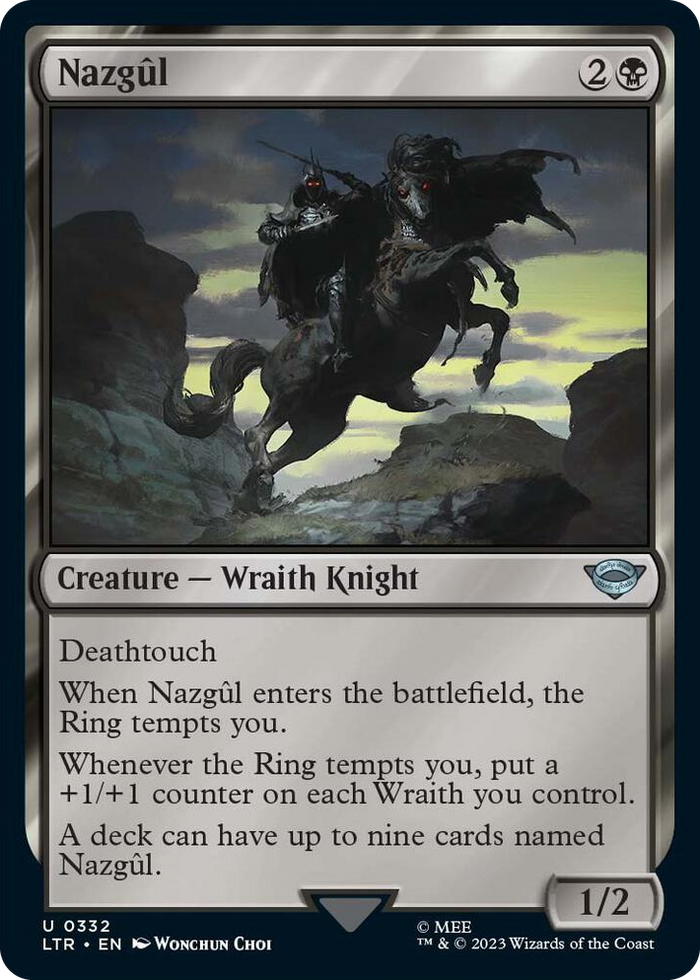 Nazgul (0332) #332 U - Universes Beyond: The Lord of the Rings: Tales of Middle-earth Pokemon card