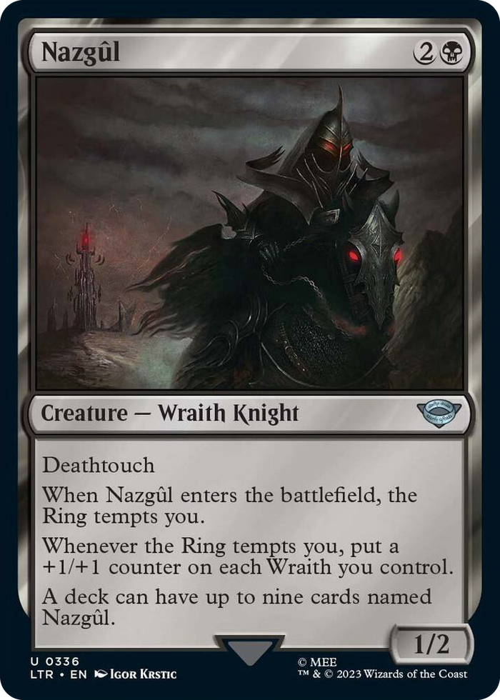 Nazgul (0336) #336 U - Universes Beyond: The Lord of the Rings: Tales of Middle-earth Pokemon card