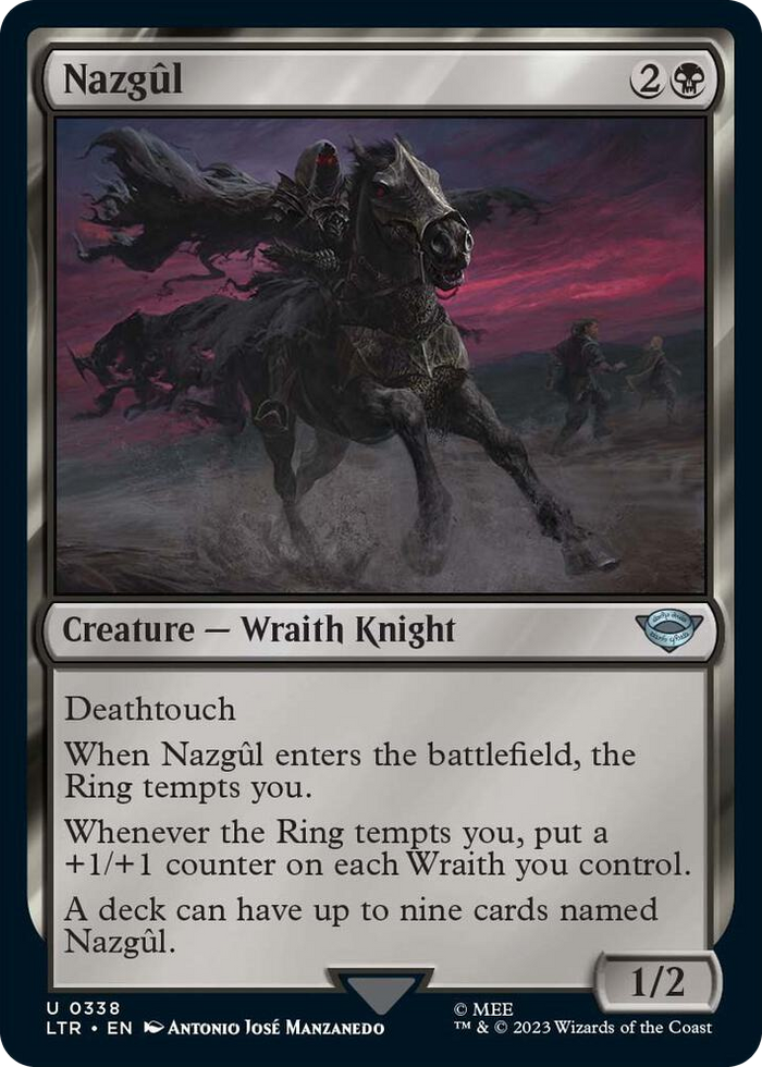 Nazgul (0338) #338 U - Universes Beyond: The Lord of the Rings: Tales of Middle-earth Pokemon card
